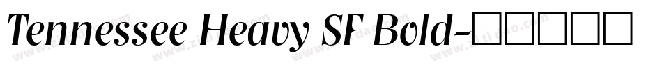 Tennessee Heavy SF Bold字体转换